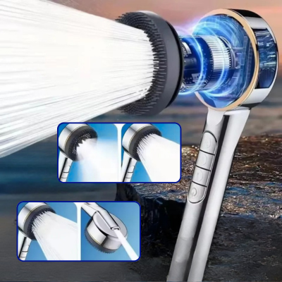 pommeau de douche anti calcaire-cleanshowerhead-modes