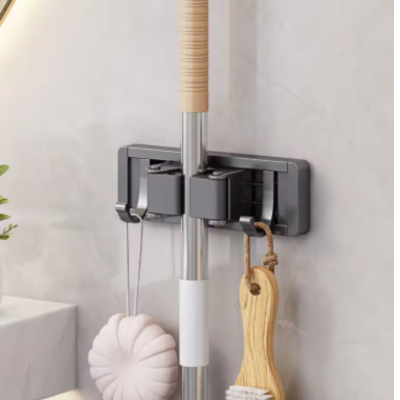 porte-balai-mural-cleanspace+-individuel-gris