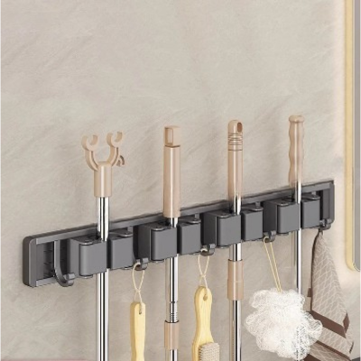 porte-balai-mural-cleanspace+-quatuor-gris