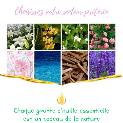 Huiles essentielles pour Diffuseur Humidificateur Soluble