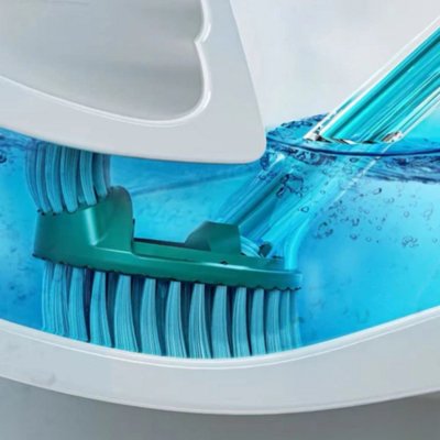 brosse-wc-2 têtes-cleanlets-evacuation