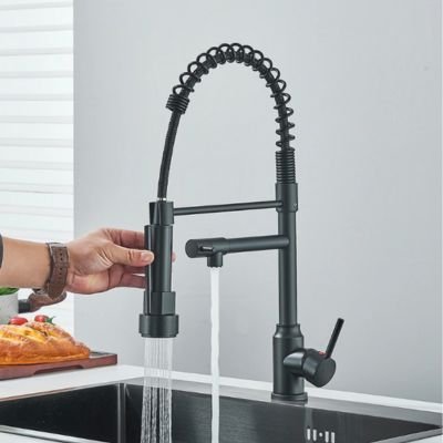 mitigeur à douchette-cleanshowertap-noir